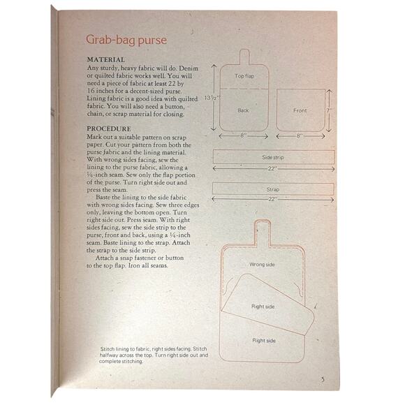 Vintage Sewing Booklet Pair 1976 & 1984 | Sewing with Scraps + Sewing Tricks - Picture 7 of 16